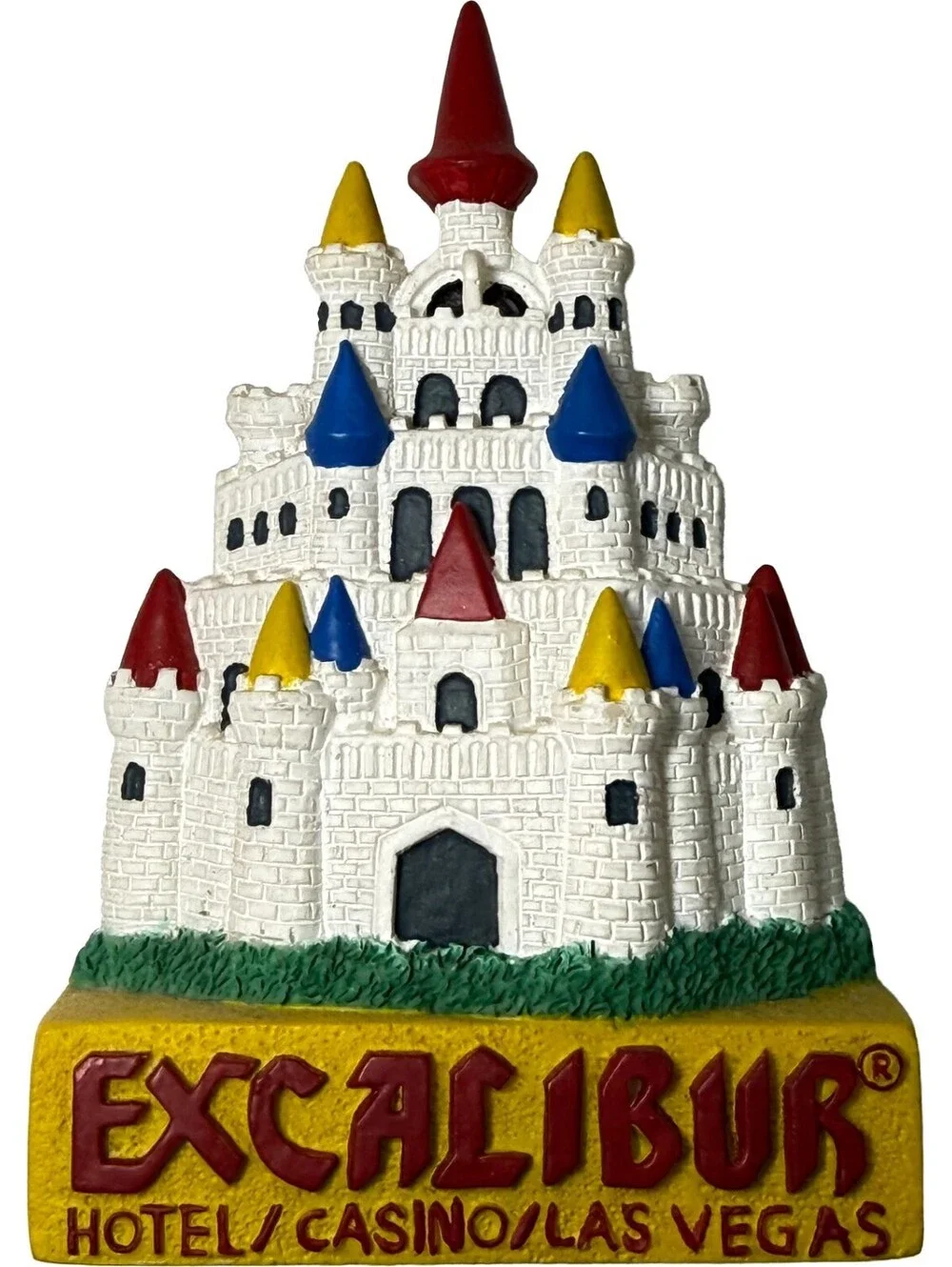 Vintage 1990s Excalibur Hotel Casino Las Vegas Magnet 3D Camelot Castle